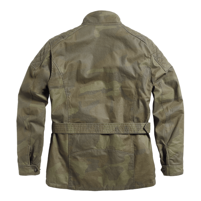 Garstang Waxed Camo Khaki Jacket Triumph Heritage